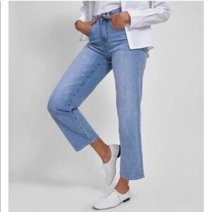 Universal Standard Jeans Women's 20 Bae Boyfriend Light Blue